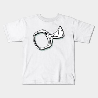 Old school beer pull tab Kids T-Shirt